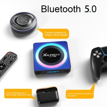 X88 PRO 13 TV Box Android13 WIFI6 32G/64G/128G