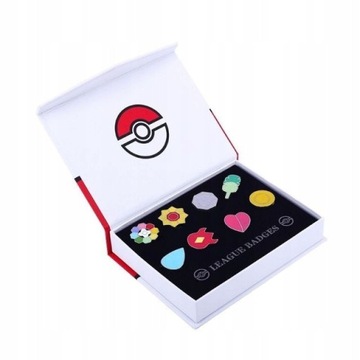 ODZNAKI przypinki LIGA POKEMON KANTO ASH KETCHUM