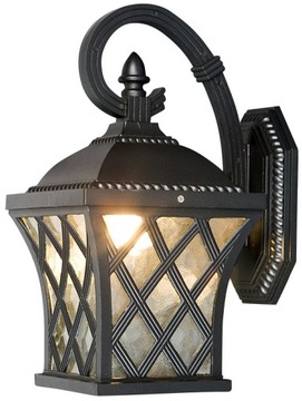 NOWODVORSKI LAMPA ZEWNĘTRZNA 5292 CZARNY TAY KINKIET NA ELEWACJĘ TARAS