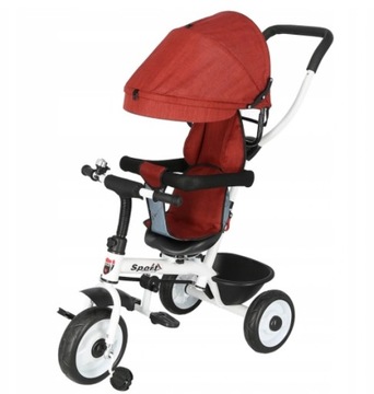 ROWER TRÓJKOŁOWY wózek SPACEROWY PARASO spacerówka dla dzieci
