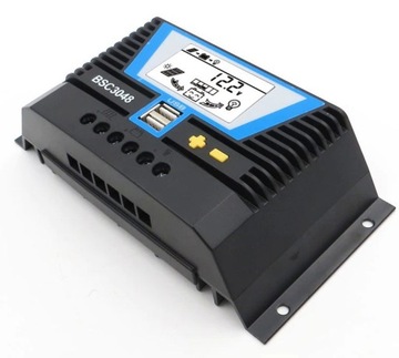Bardzo dobry kontroler SOLARNY REGULATOR ŁADOWANIA PWM 30A 12/24V/36V/48V