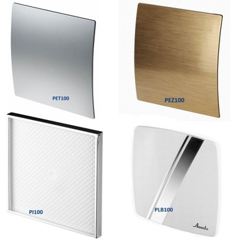 Вентилятор для ванной комнаты Fi100, тихий, цвета, узоры