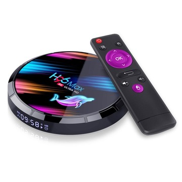 1 zestaw Smart Network TV Box Akcesoria Okrągły telewizor