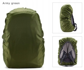 POKROWIEC WODODPORNY PELERYNA NA DESZCZ PLECAK 60L