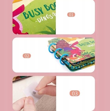 КНИГА MONTESSORI SENSORY Tтихая на липучке