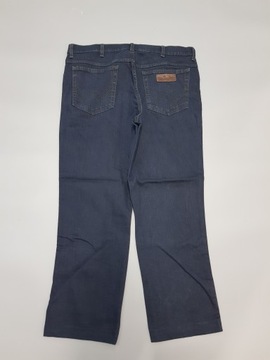 WRANGLER Texas Stretch granatowe jeansy męskie 38/30 pas 96-100