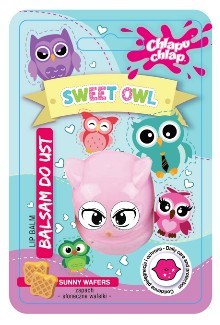 Balsam do ust Sówka Chlapu Chlap słoneczne wafelki