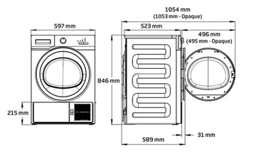 РАЗЪЕМ ДЛЯ СТИРАЛЬНОЙ МАШИНЫ BEKO SET СУШИЛЬНАЯ МАШИНА 8 КГ!!!!!!