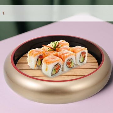 ВЕДРО ДЛЯ СУШИ ЗОЛОТОЙ ДЕКОР 2 ШТ.