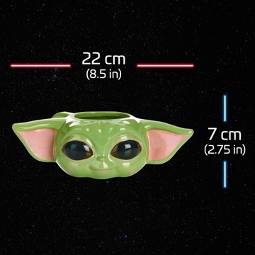 Керамическая кружка «Звездные войны: Мандалорец» 3D - Ребенок / Малыш Йода
