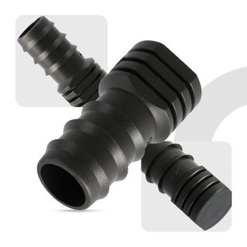 ПЭ ЗАБОРКА 25 ММ ПРЕСС-ПЛУБКА ЗАГЛУШКА ЗАГЛУШКА ШЛАНГА КАПЕЛЬНАЯ ЛИНИЯ ТРУБА