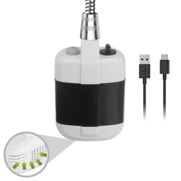 ТУРИСТИЧЕСКИЙ ДУШ USB ЭЛЕКТРИЧЕСКИЙ НАСОС ПОРТАТИВНЫЙ ДУШ