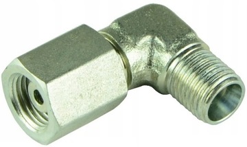 Kolanko nastawne M10x1,0 złączka 90stopni AB