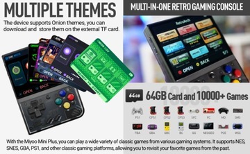 Портативная портативная игровая консоль Miyoo Mini Plus