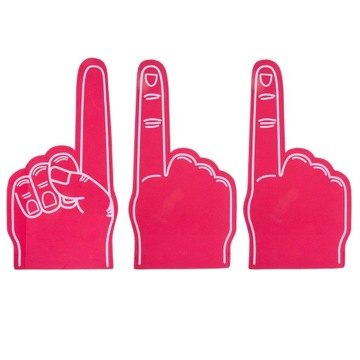 Xqff Finger Foams Sportscheerleading Party Hand Favors Props Noisefingers