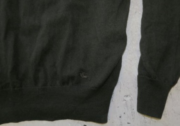 Burberry sweter golf wełna merino XL