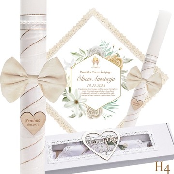 КРЕЩЕННАЯ СВЕЧА, КРЕЩЕННЫЙ ШАПОЧКА, ЭКО КОРОБКА