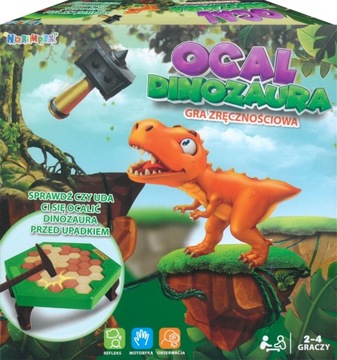 Gra Ocal Uratuj Dinozaura zręcznościowa młotek