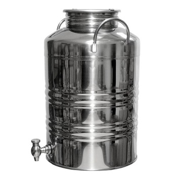 Баррель -диспенсер для полос Barrel Antałek из нержавеющей стали с 12 л.