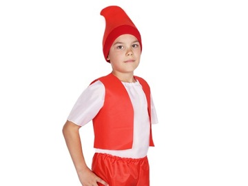 НАРЯД ГНОКА ШЛЯПА СЛОНА ЭЛЬФА КРАСНАЯ 116-128