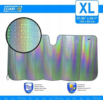 ПОКРЫТИЕ НА ОКНО АВТОМОБИЛЯ ЛЕТО СОЛНЕЧНОЕ Отражающие Лучи 60х135