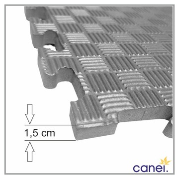 MATA do ĆWICZEŃ PUZZLE PIANKOWE GRUBA z PIANKI EVA 1m² PODŁOGĘ 1,5 cm