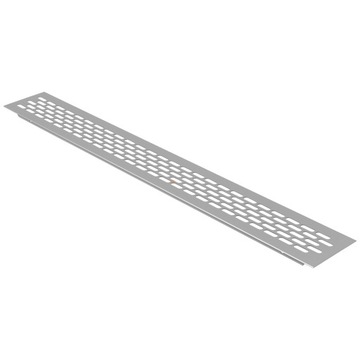 Kratka wentylacyjna pod lodówkę 60x480 - aluminium