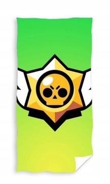 SUPERCIENKIE WŁÓKNO RĘCZNIK PLAŻOWY KĄPIELOWY PLAŻOWY 70X140 BRAWL STARS