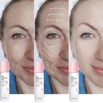 Увлажняющая сыворотка для лица с гиалуроновой кислотой, против морщин,