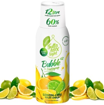 Fruttamax Lemon-Light 500 мл лимонного сиропа для 12 л.
