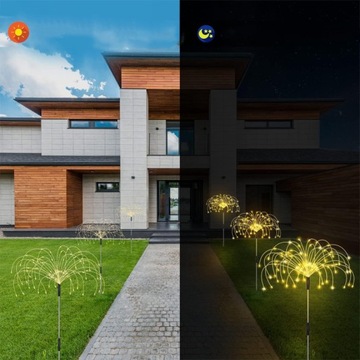 Солнечная лампа, теплый белый, 85 см, 4 шт.