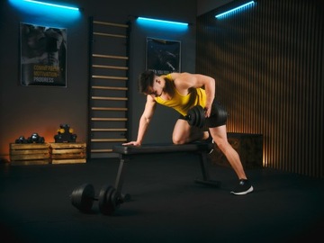 Регулируемые битумные гантели Набор гантелей 40 кг, штанга Trex Sport