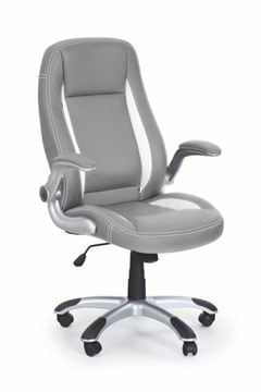 Fotel obrotowy gabinetowy SATURN szary Halmar