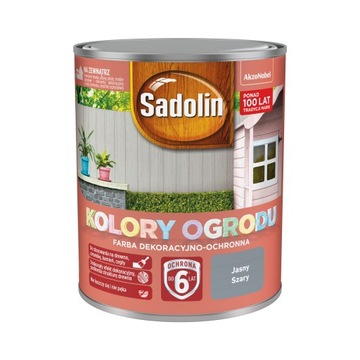 SADOLIN KOLORY OGRODU JASNY SZARY 0,7L