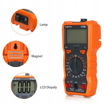 Цифровой мультиметр RICHMETERS RM113A NCV 2000