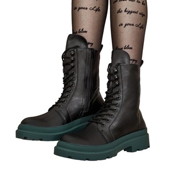 NERO/VEDER-2 BOTKI DAMSKIE WORKERY VEDERME 37