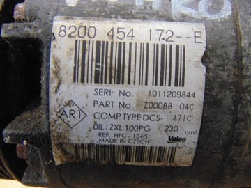 КОМПРЕССОР КОНДИЦИОНЕРА VIVARO TRAFIC 2.0 DCI CDTI