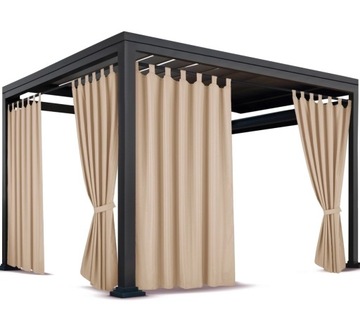 ZASŁONY NA TARAS 155x190 ZASŁONA OGRODOWA OGRODOWE NA SZELKACH WODOODPORNE