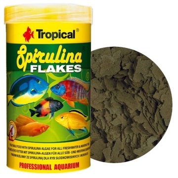 TROPICAL SPIRULINA FLAKES 250ml POKARM ROŚLINNY