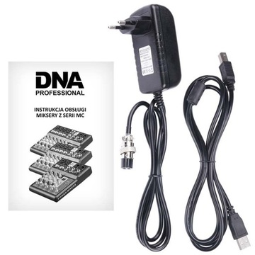 Аудиомикшер DNA MC08X, аналоговый интерфейс, 8 каналов USB PHANTOM XLR