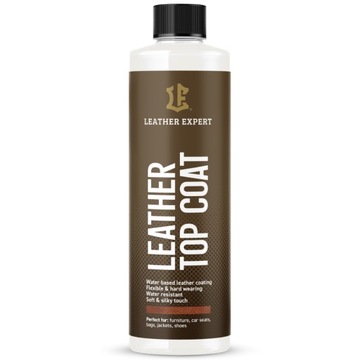 Top Coat lakier bezbarwny do skóry 250ml mat