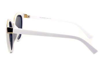 ЖЕНСКИЕ БЕЛЫЕ СОЛНЦЕЗАЩИТНЫЕ ОЧКИ «КОШАЧИЙ ГЛАЗ» С ПОЛЯРИЗАЦИОННЫМ ФИЛЬТРОМ UV400