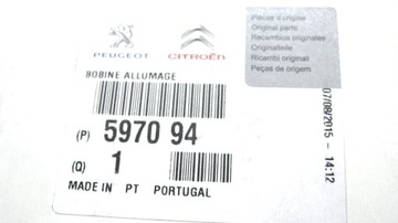 CÍVKA ZAPALOVACÍ 3.0 V6 CITROEN C5 C8 ORIG. OE