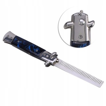 СКЛАДНАЯ РАСЧЕСКА ДЛЯ УКЛАДКИ ВОЛОС, СИНЯЯ