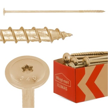 25x WKRĘTY CIESIELSKIE 10x340 DREWNA TORX TALERZOWE ŚRUBY PODKŁADKOWE OCYNK