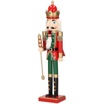 ДЕРЕВЯННЫЙ ЩЕЛКУНЧИК Новогоднее украшение Статуэтка XXL ПРЕМИУМ 61 см