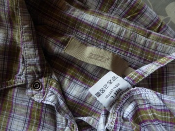 #ZIZZI bluzka w kratkę 46/48 bawełna