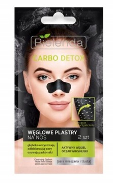 BIELENDA PLASTRY NA NOS WĘGLOWE CARBO DETOX