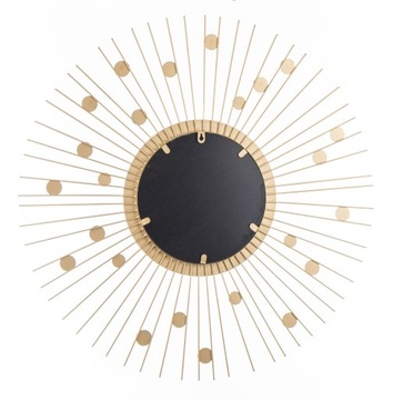 LUSTRO SŁOŃCE ZŁOTY METAL