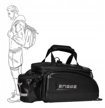 Сумка-багажник для велосипеда ENGWE 35л Водонепроницаемая кожаная сумка через плечо